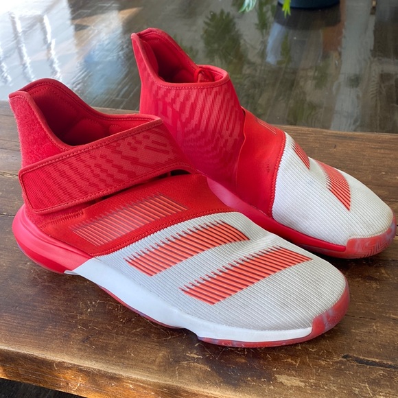 adidas Other - Adidas Harden Basketball Sneakers  Red & White Size 13